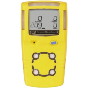 Honeywell BW Portable Gas Alert MicroClip X3 Multi 4 Gas Detector