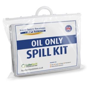 Lubetech 15 Ltr Oil Only Spill Kit - Clip Closed Bag