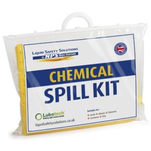 Lubetech 15 Ltr Chemical Spill Kit - Clip Closed Bag