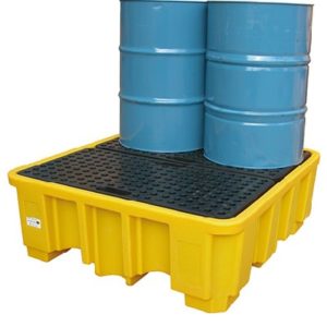 4 Drum Spill Pallet - High Profile 485 Litres - JONESCO, UK