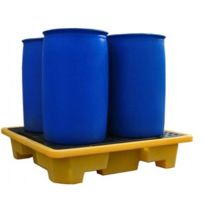 4 Drum Stackable Spill Pallet - JONESCO, UK