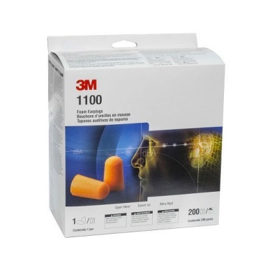 3M 1100 Foamplug (Uncorded) – 200/ box